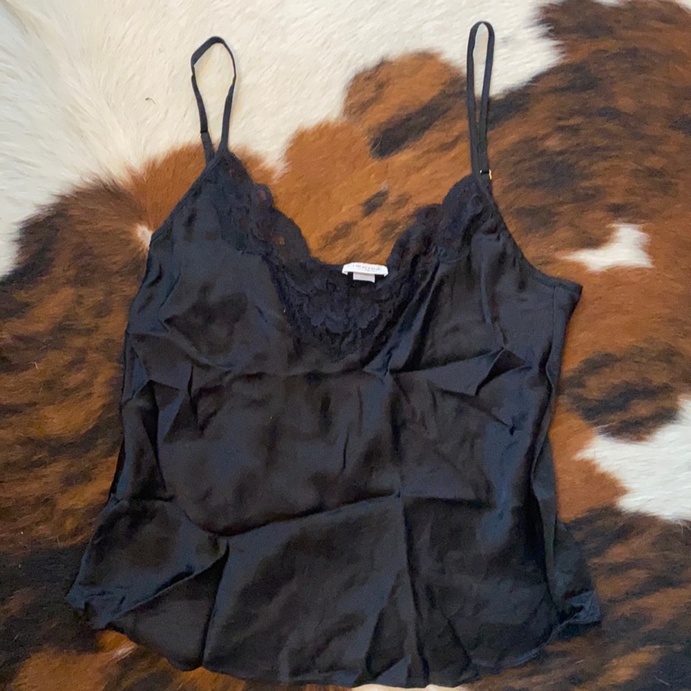 Christine silky cami with lace